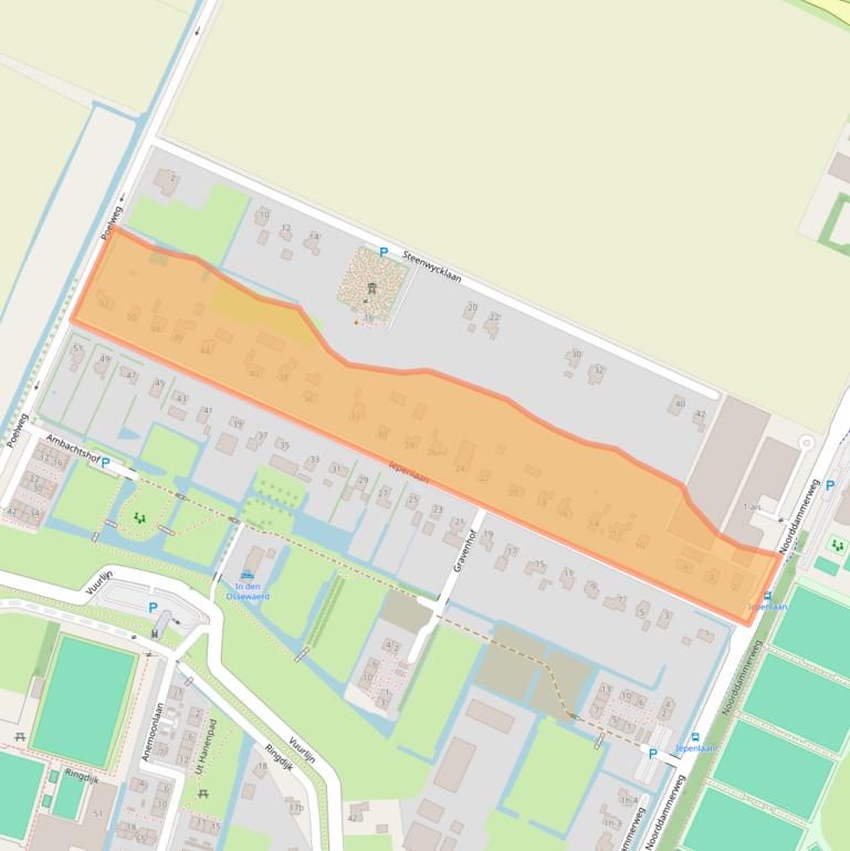 Kaart van postcodegebied 1424PA.