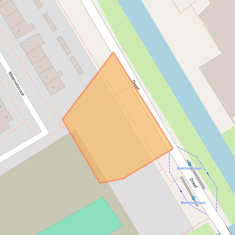 Kaart van postcodegebied 1431PX.