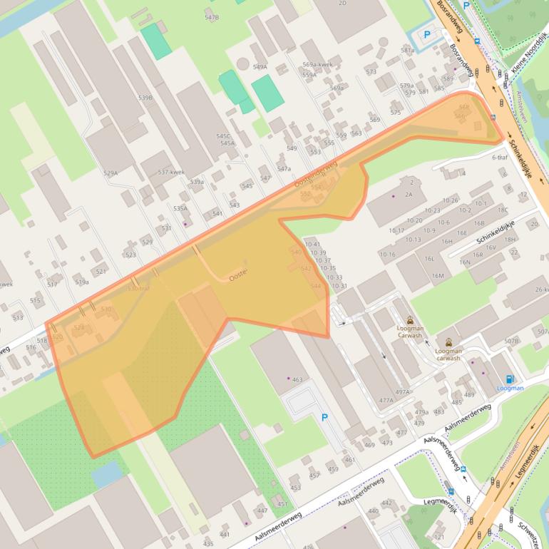 Kaart van postcodegebied 1432BS.