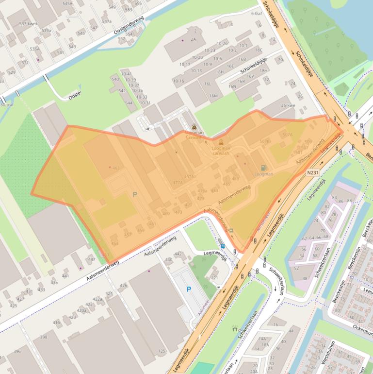 Kaart van postcodegebied 1432ED.