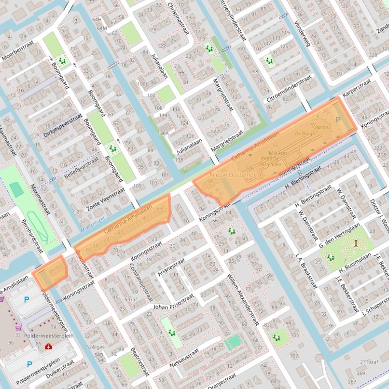 Kaart van postcodegebied 1432JT.