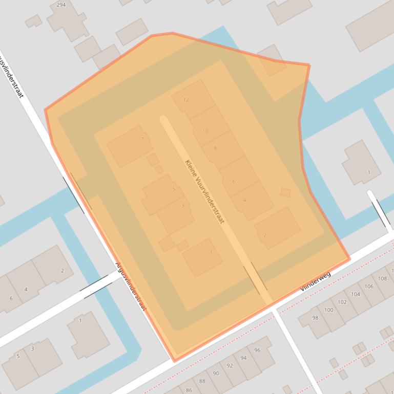 Kaart van postcodegebied 1432ML.