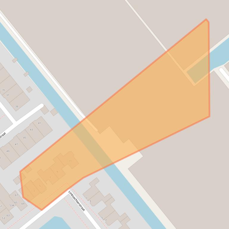 Kaart van postcodegebied 1433DJ.