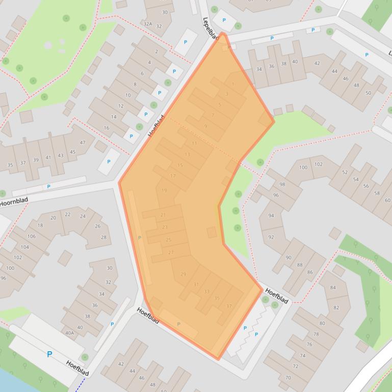 Kaart van postcodegebied 1441VL.