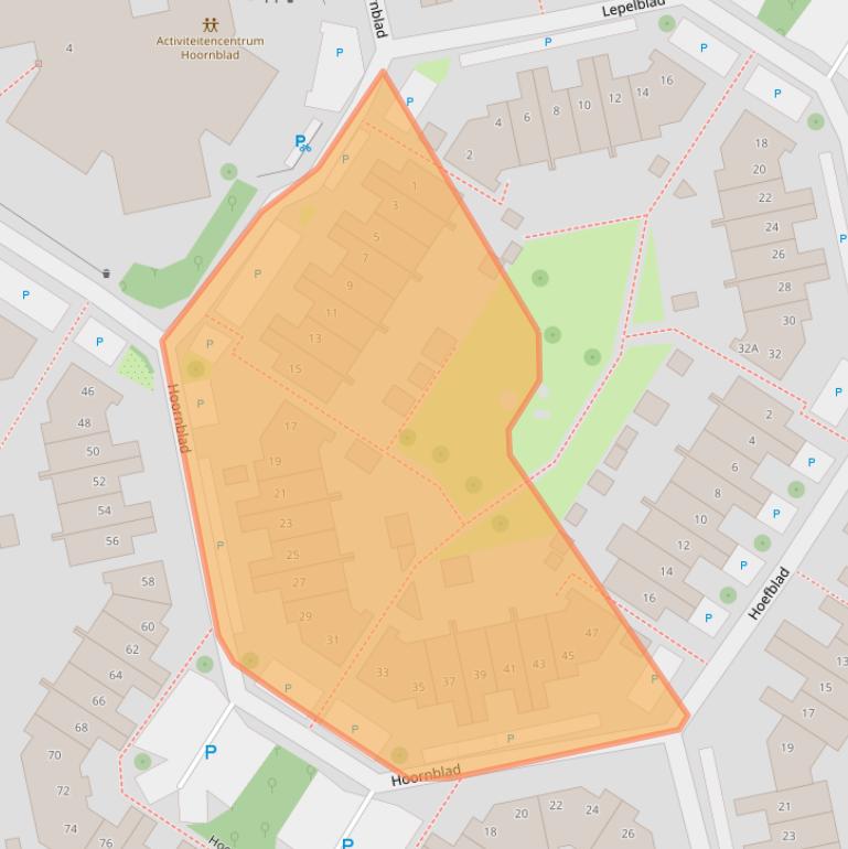 Kaart van postcodegebied 1441VR.