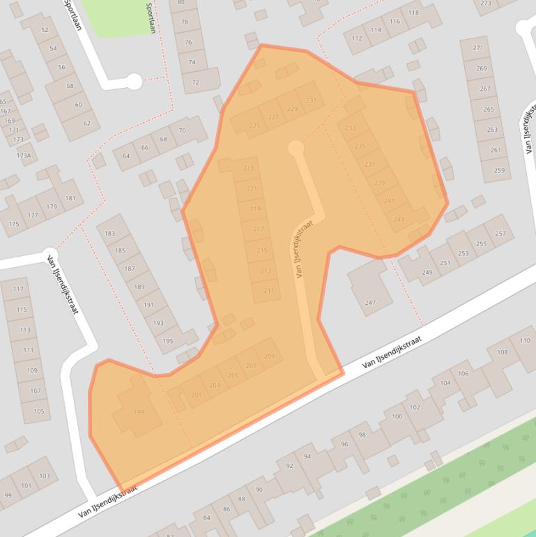 Kaart van postcodegebied 1442CL.