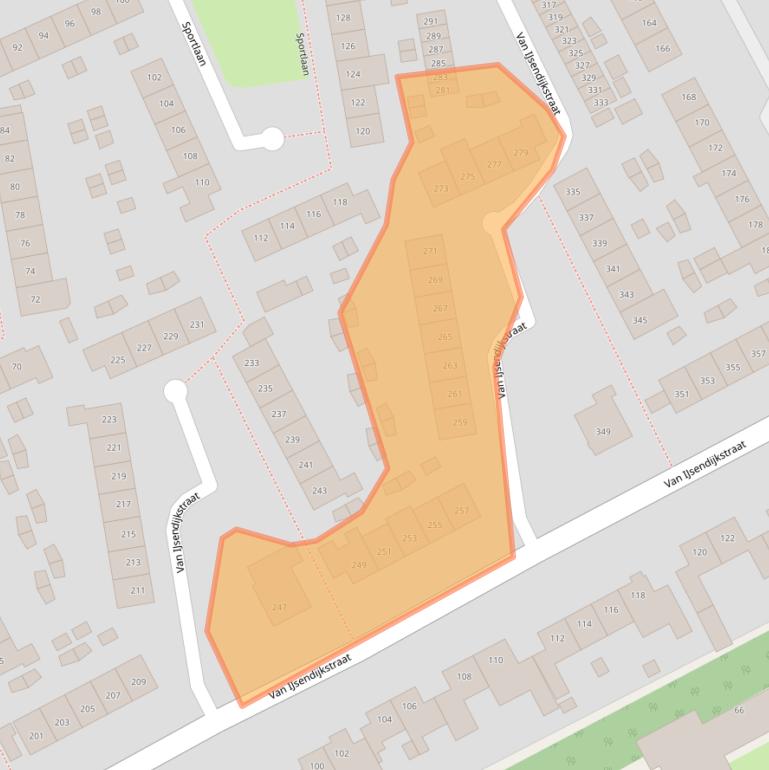 Kaart van postcodegebied 1442CM.