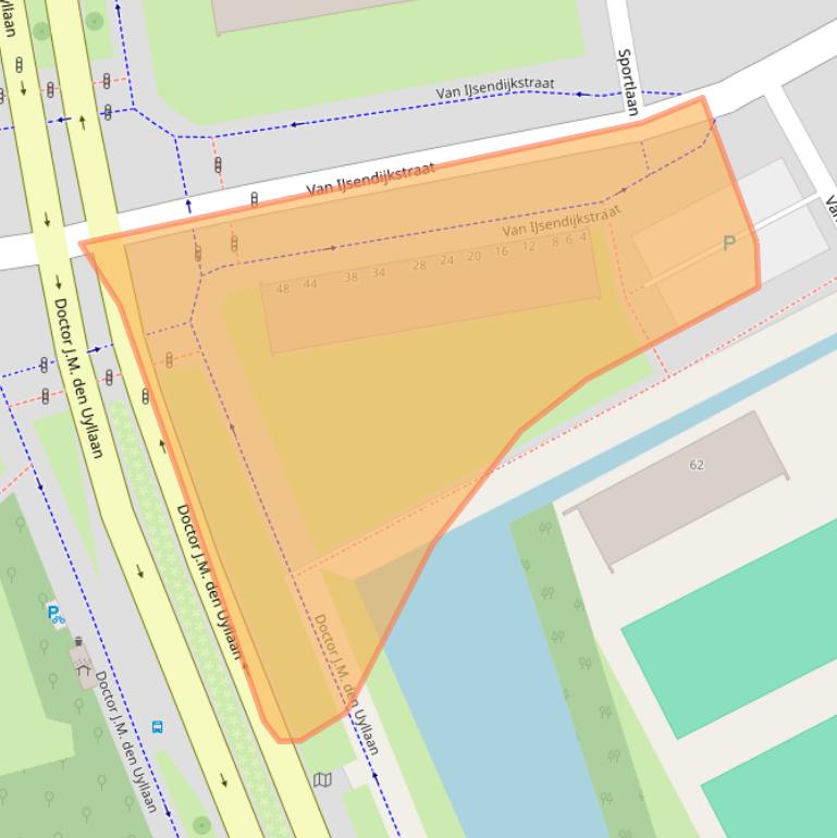 Kaart van postcodegebied 1442CP.