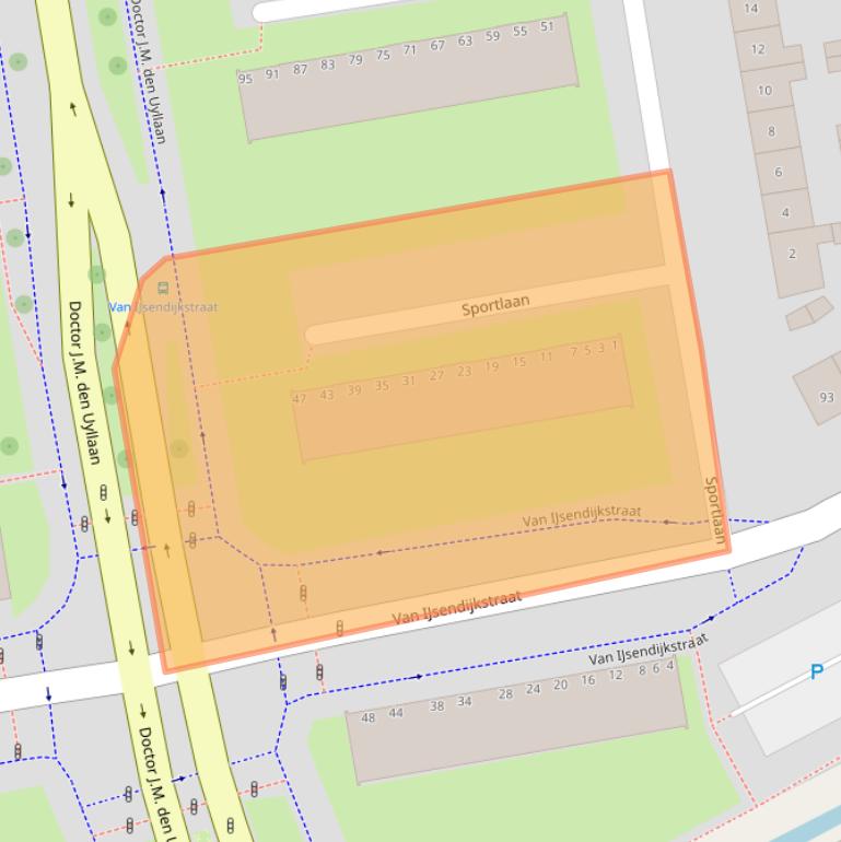 Kaart van postcodegebied 1442EA.