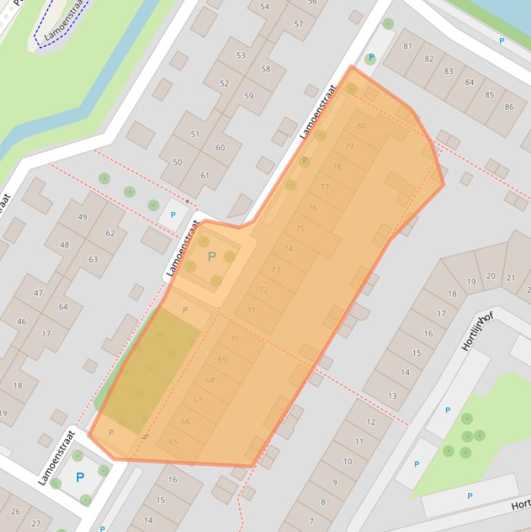 Kaart van postcodegebied 1445SV.