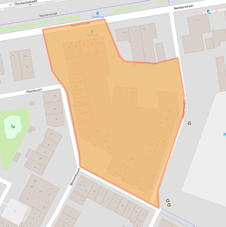 Kaart van postcodegebied 1448LG.