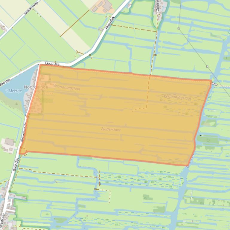 Kaart van postcodegebied 1485EV.