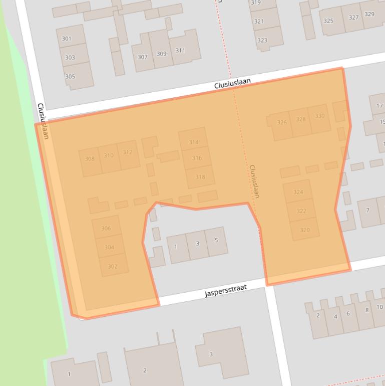 Kaart van postcodegebied 1504HB.