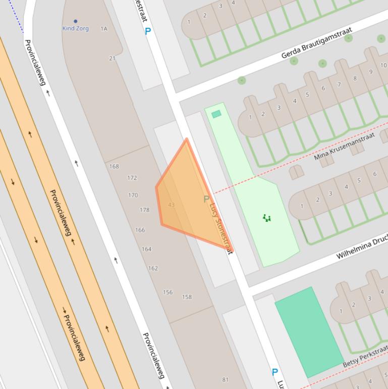 Kaart van postcodegebied 1506WT.