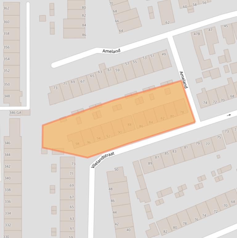 Kaart van postcodegebied 1506ZR.