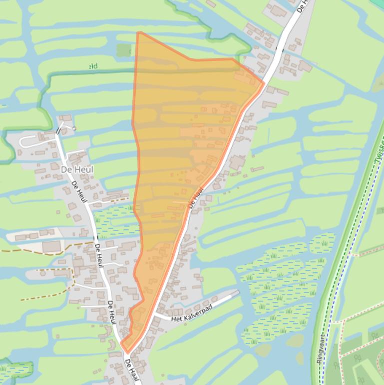 Kaart van postcodegebied 1511AL.