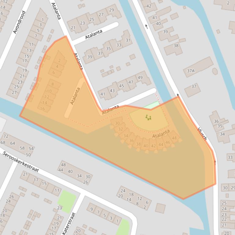 Kaart van postcodegebied 1562LD.