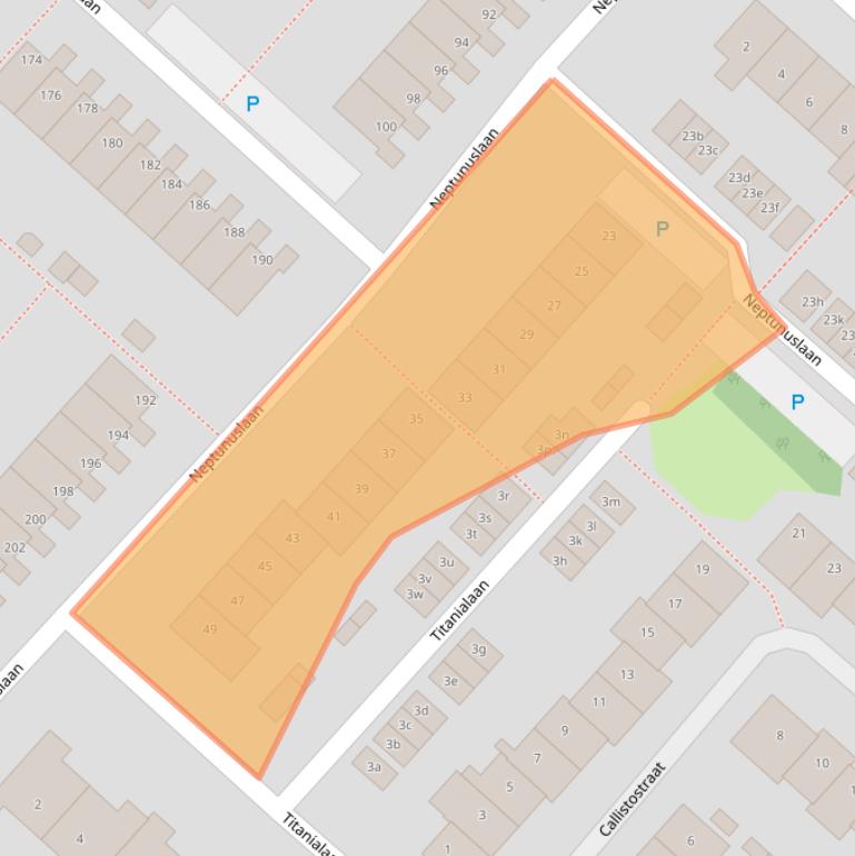 Kaart van postcodegebied 1562XV.