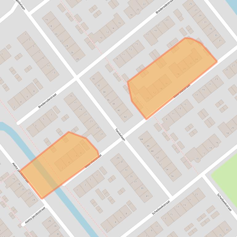 Kaart van postcodegebied 1566TM.