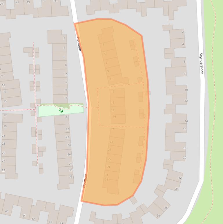 Kaart van postcodegebied 1602HC.