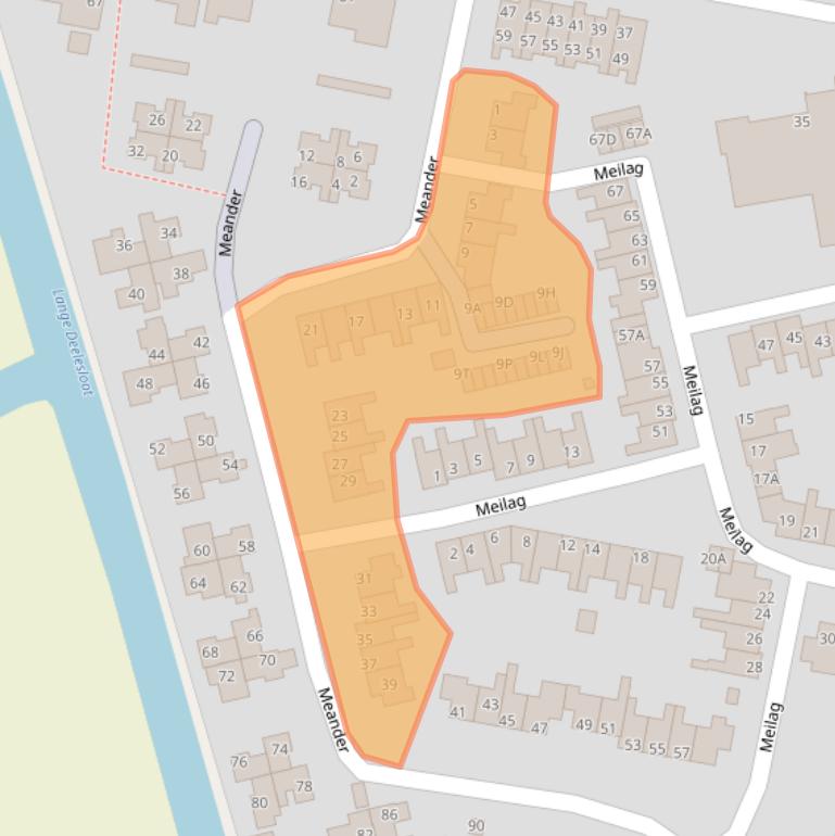 Kaart van postcodegebied 1619XP.