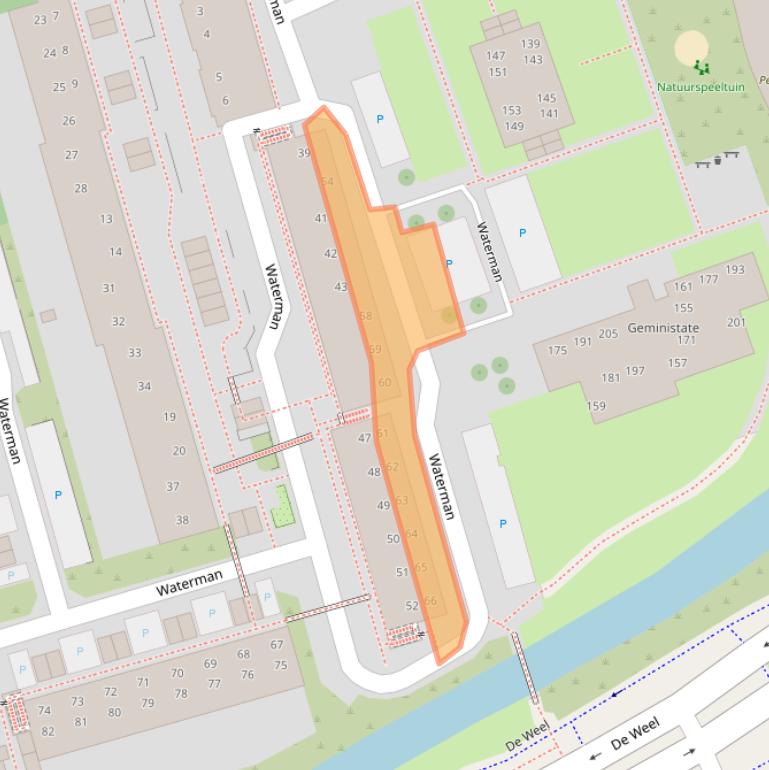 Kaart van postcodegebied 1622CR.