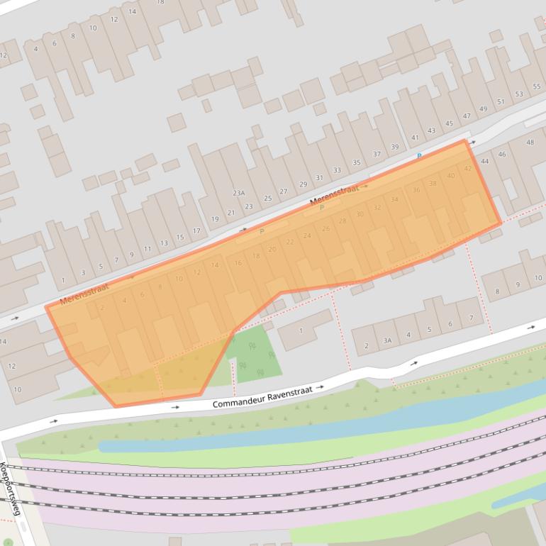 Kaart van postcodegebied 1624TK.