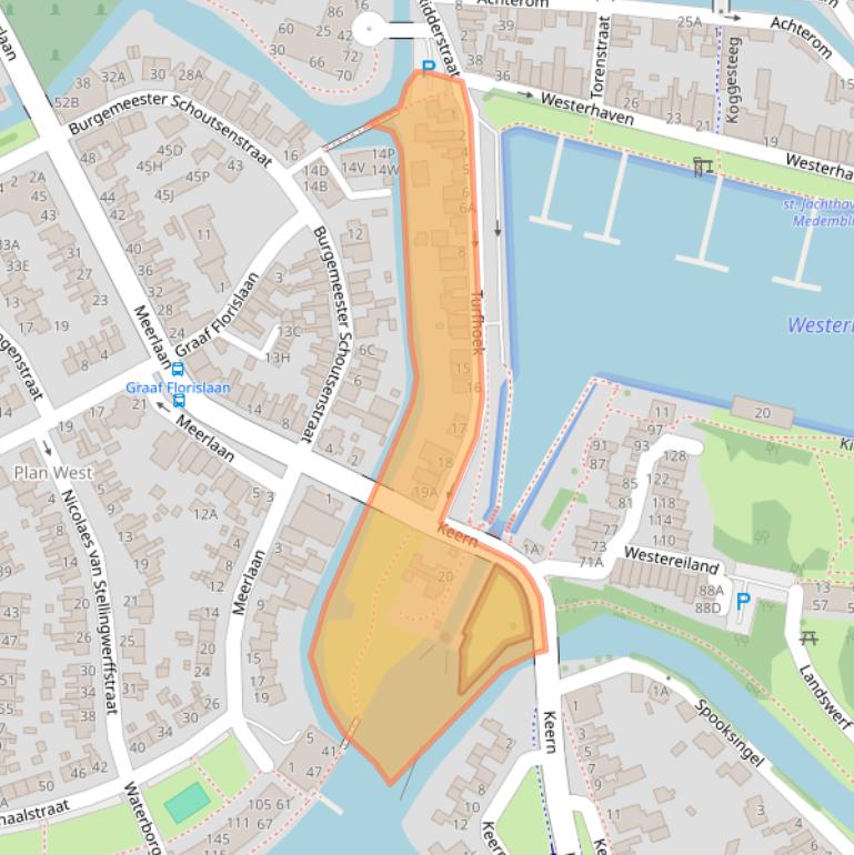 Kaart van postcodegebied 1671EA.