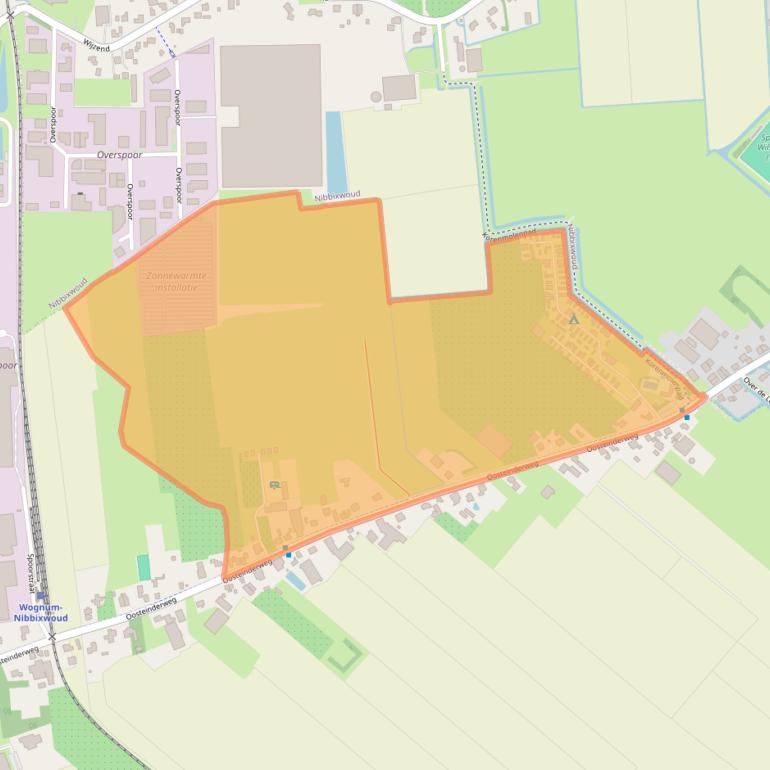 Kaart van postcodegebied 1687AB.