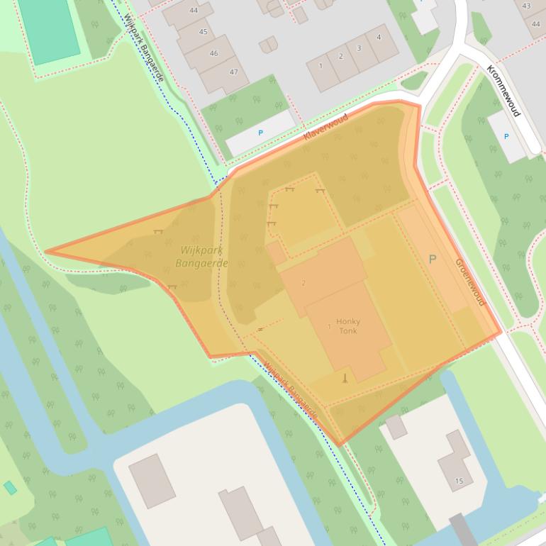 Kaart van postcodegebied 1689BH.