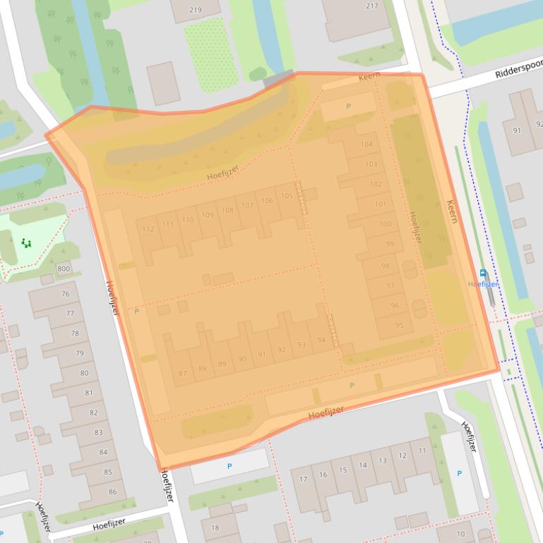 Kaart van postcodegebied 1689VE.