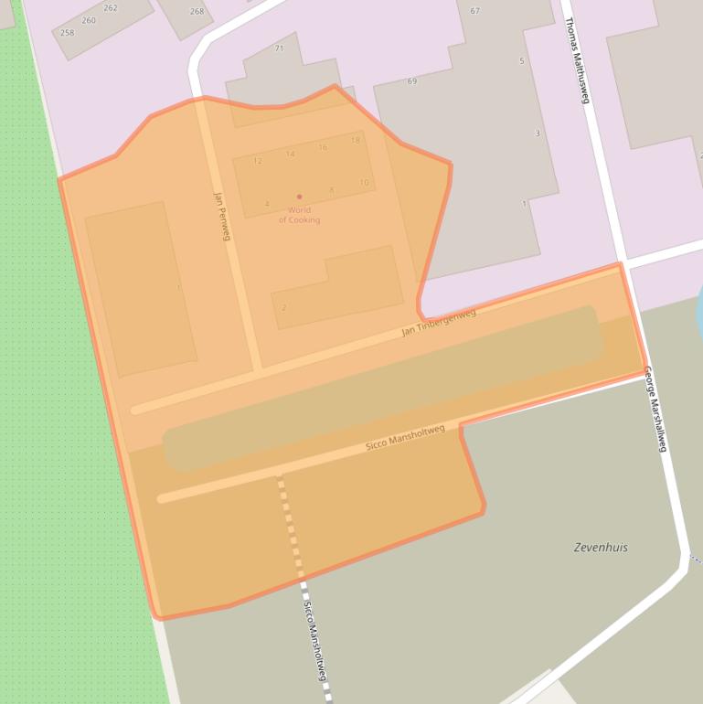 Kaart van postcodegebied 1689ZT.