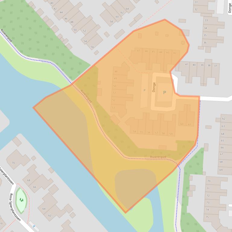 Kaart van postcodegebied 1703LK.