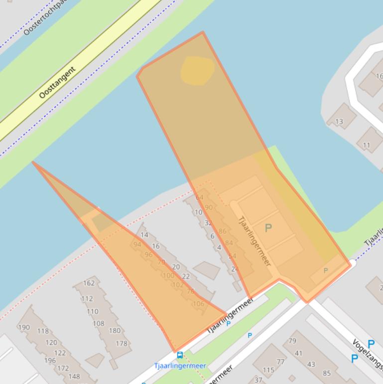 Kaart van postcodegebied 1705CJ.