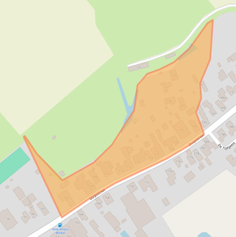 Kaart van postcodegebied 1731RD.