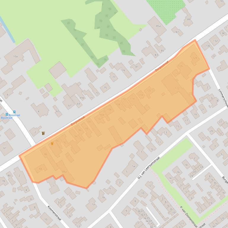 Kaart van postcodegebied 1731RJ.