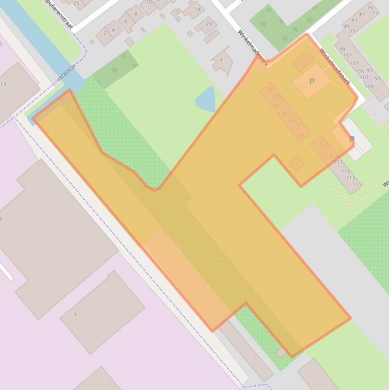 Kaart van postcodegebied 1731SL.