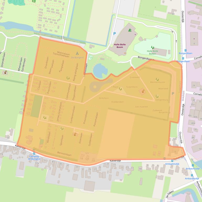 Kaart van postcodegebied 1747GL.