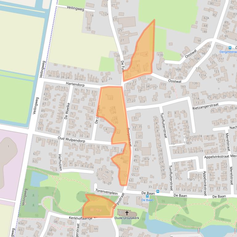 Kaart van postcodegebied 1749AG.