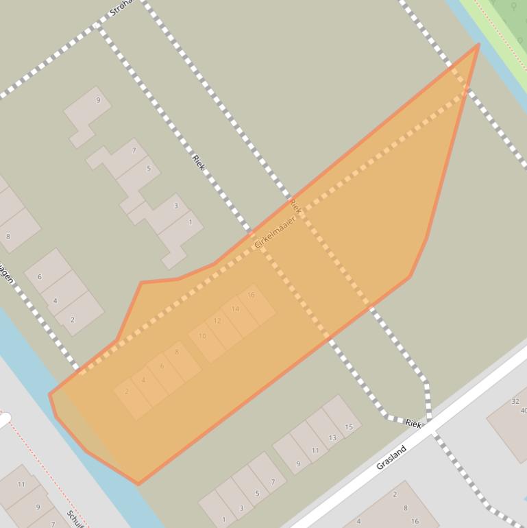 Kaart van postcodegebied 1756VM.