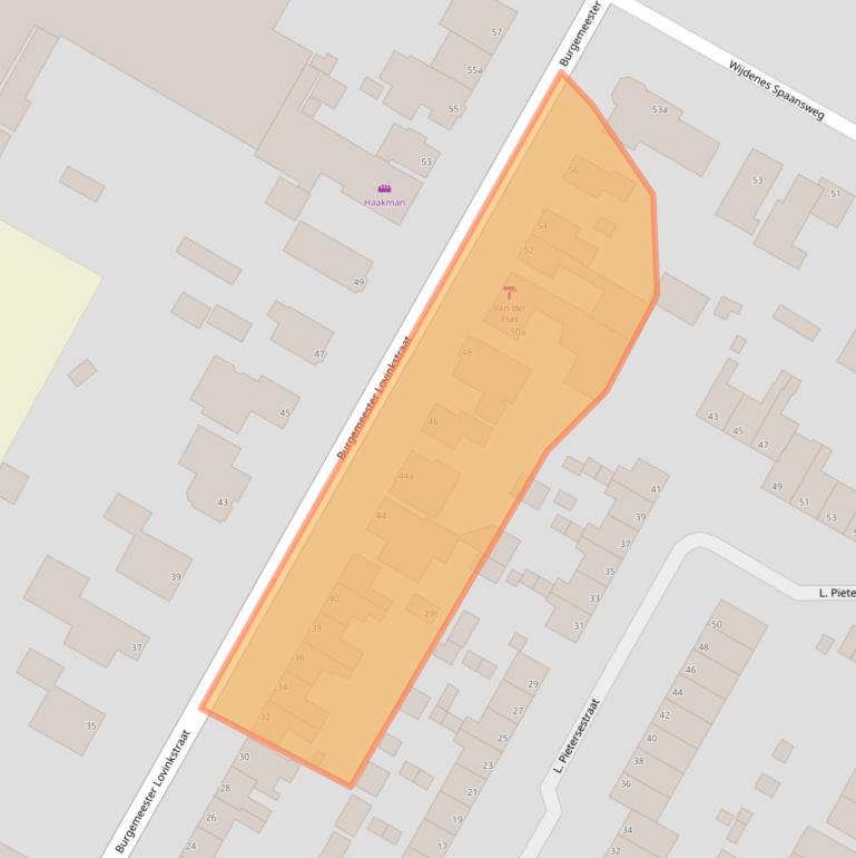 Kaart van postcodegebied 1764GG.