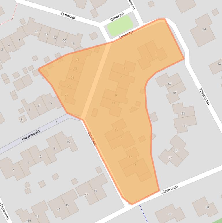 Kaart van postcodegebied 1771HH.