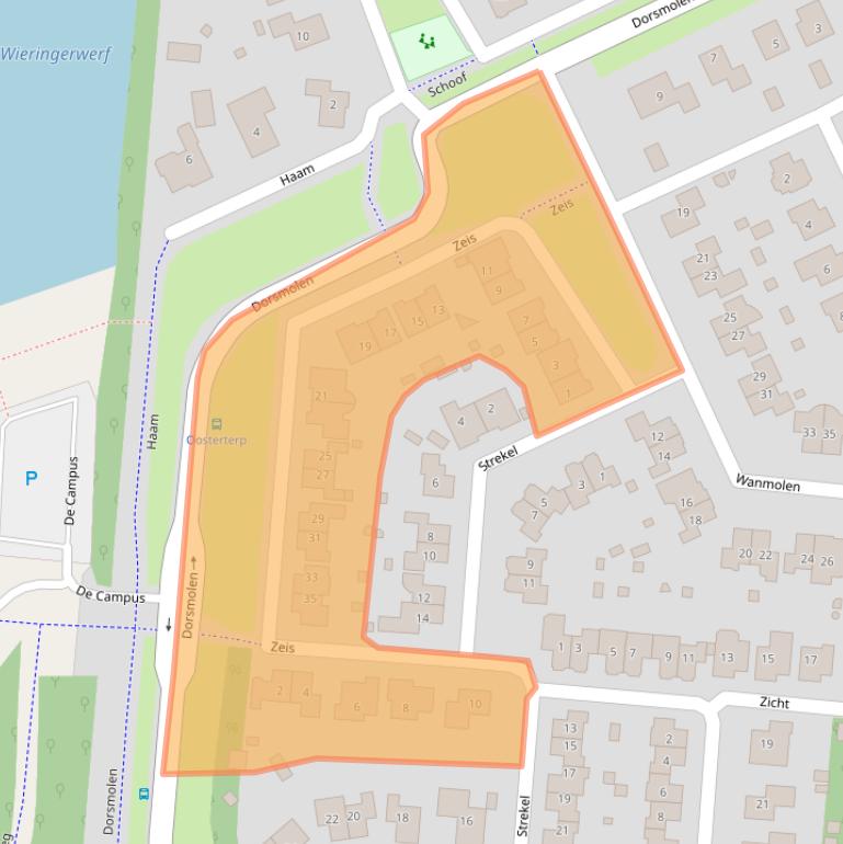 Kaart van postcodegebied 1771PP.