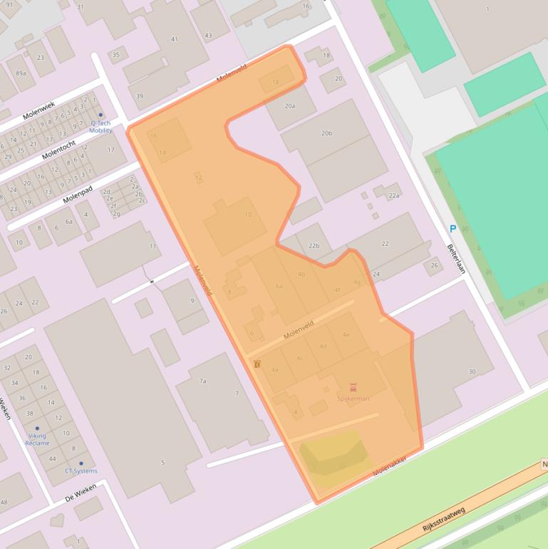 Kaart van postcodegebied 1777HP.