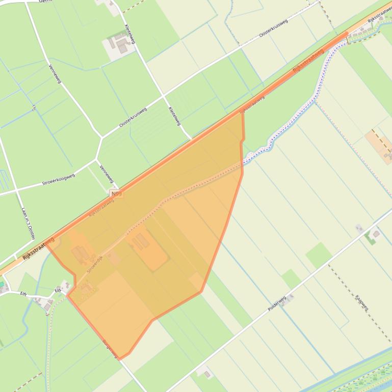 Kaart van postcodegebied 1777PG.