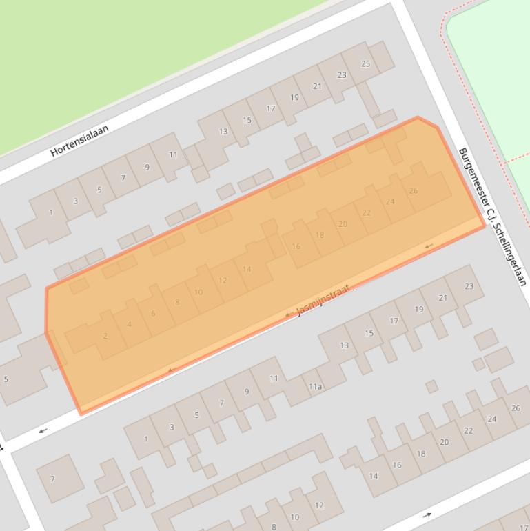 Kaart van postcodegebied 1777XJ.
