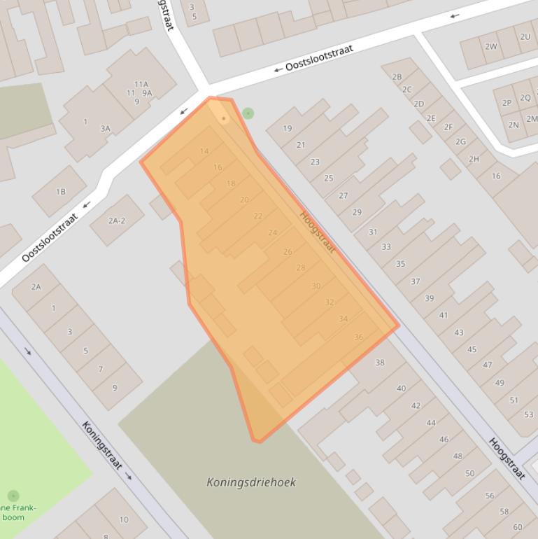 Kaart van postcodegebied 1781LH.