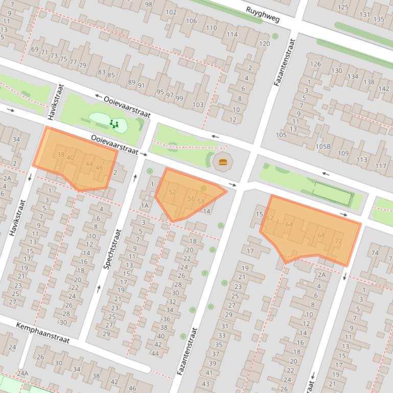 Kaart van postcodegebied 1781VR.