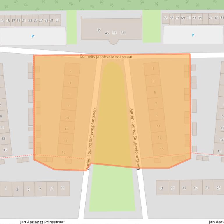 Kaart van postcodegebied 1785BD.
