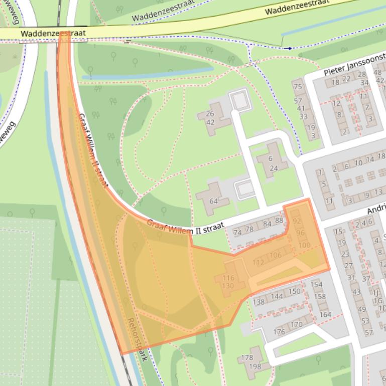 Kaart van postcodegebied 1785KH.